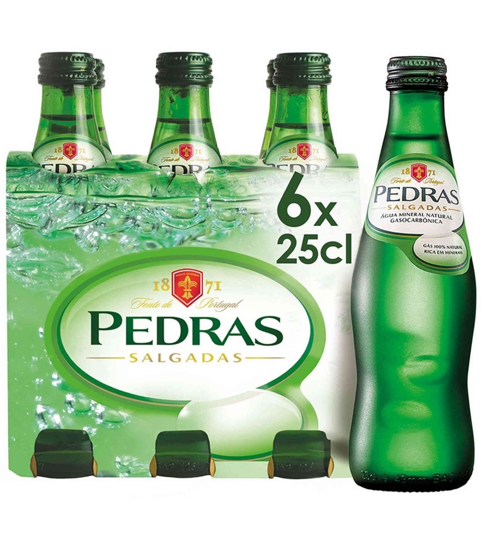 Woda portugalska naturalnie gazowana Pedras Salgadas