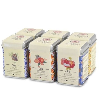 Pack 6x herbaty portugalskie Mini puszki