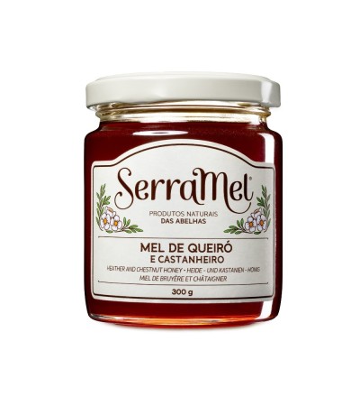 Portugalski miód wrzosowo-kasztanowy SerraMel 300g