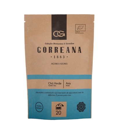 Portugalska zielona herbata z Azorów Gorreana Gourmet & Anyż w torebkach 20 szt. x 2g - 40g