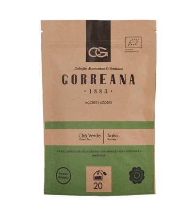 Portugalska zielona herbata BIO z Azorów Gorreana Gourmet & Pietruszka