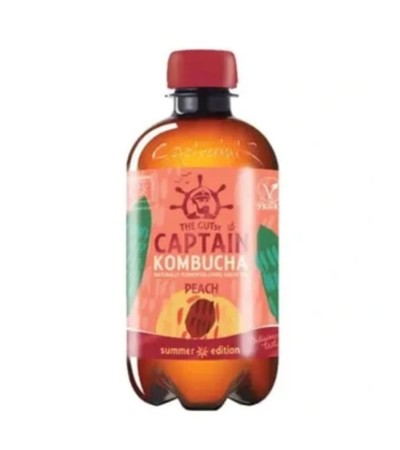 Captain Kombucha Brzoskwinia napój portugalski BIO Vegan