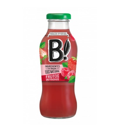 Napój portugalski B! z  czerwonych owoców 330ml