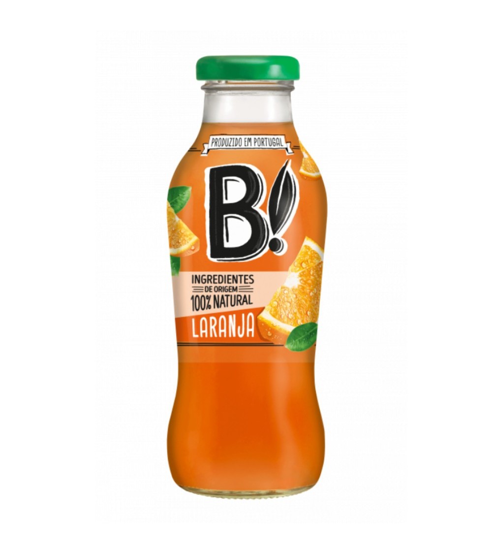 Napój portugalski B! Pomarańcza 330ml Napój portugalski B! Pomarańcza 330ml
